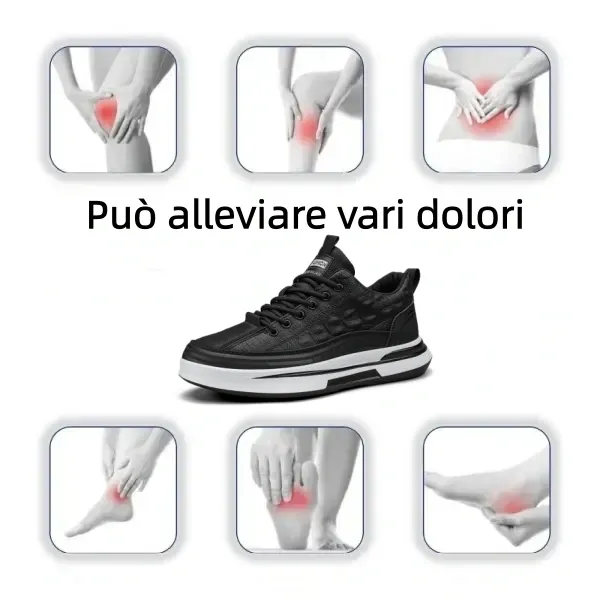 【🎁Offerta a tempo limitato】Scarpe ortopediche da uomo👞 Realizzate in pelle di vitello🐂 Impermeabili e antiscivolo✅ Supporto dell'arco plantare - camminata confortevole✅