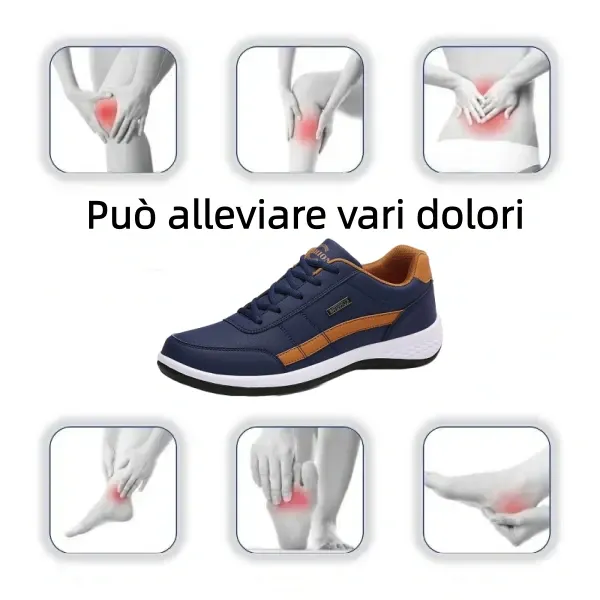 🔥Scarpe ortopediche di lusso morbide e comode👞 Realizzate in pelle nabuk italiana (sostiene e allevia il dolore al piede)✅