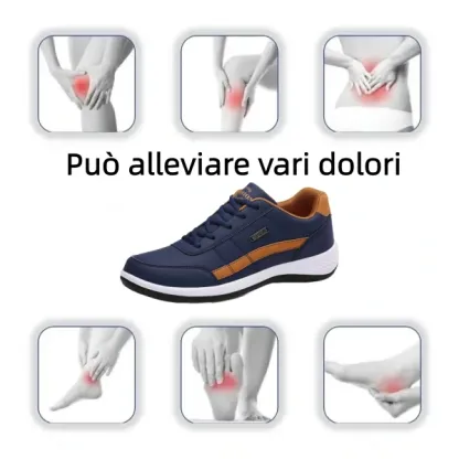 🔥Scarpe ortopediche di lusso morbide e comode👞 Realizzate in pelle nabuk italiana (sostiene e allevia il dolore al piede)✅