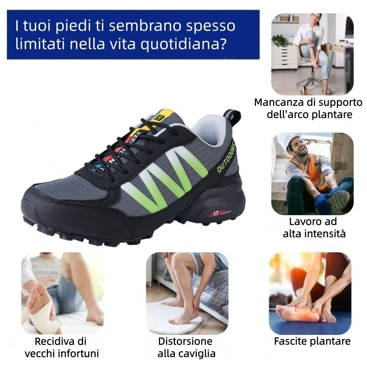 Scarpe ortopediche dal design ergonomico per dolori alla schiena, alle articolazioni e ai piedi - unisex