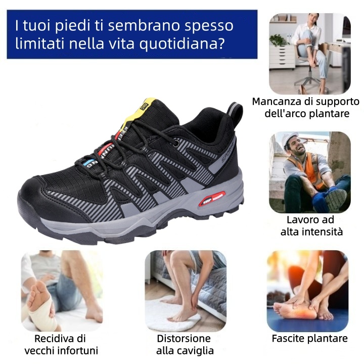 Scarpe ortopediche dal design ergonomico per dolori alla schiena, alle articolazioni e ai piedi - unisex