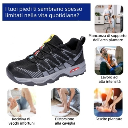 Scarpe ortopediche dal design ergonomico per dolori alla schiena, alle articolazioni e ai piedi - unisex