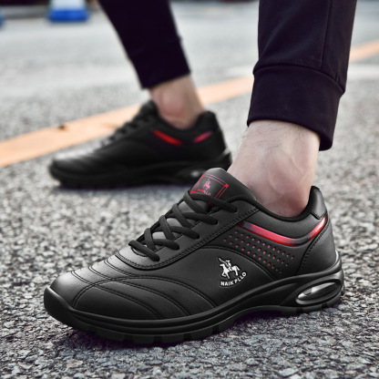 【🎁Offerta a tempo limitato】Scarpe da passeggio dal design ergonomico👞Cucite a mano - Impermeabili e antiscivolo✅Supporto dell'arco plantare per una camminata confortevole✅