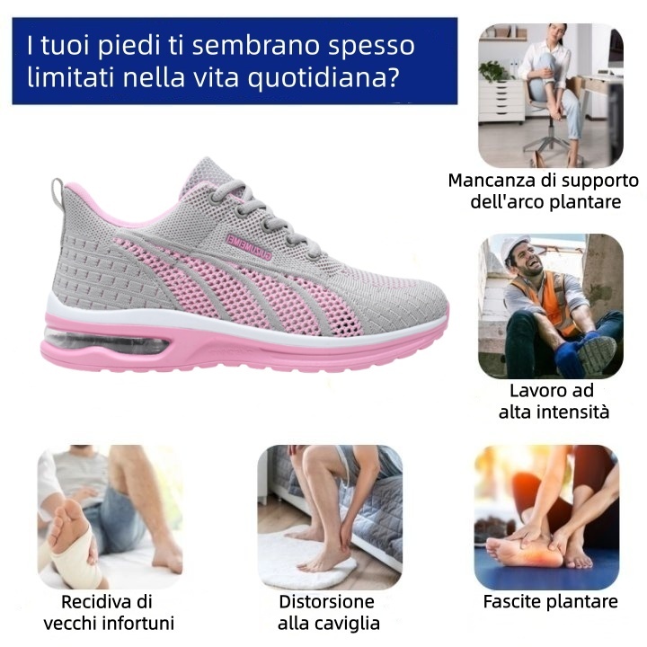 Scarpe ortopediche mediche Linokyr®: progettate ergonomicamente per alleviare il dolore alla schiena, ai piedi e alle articolazioni.