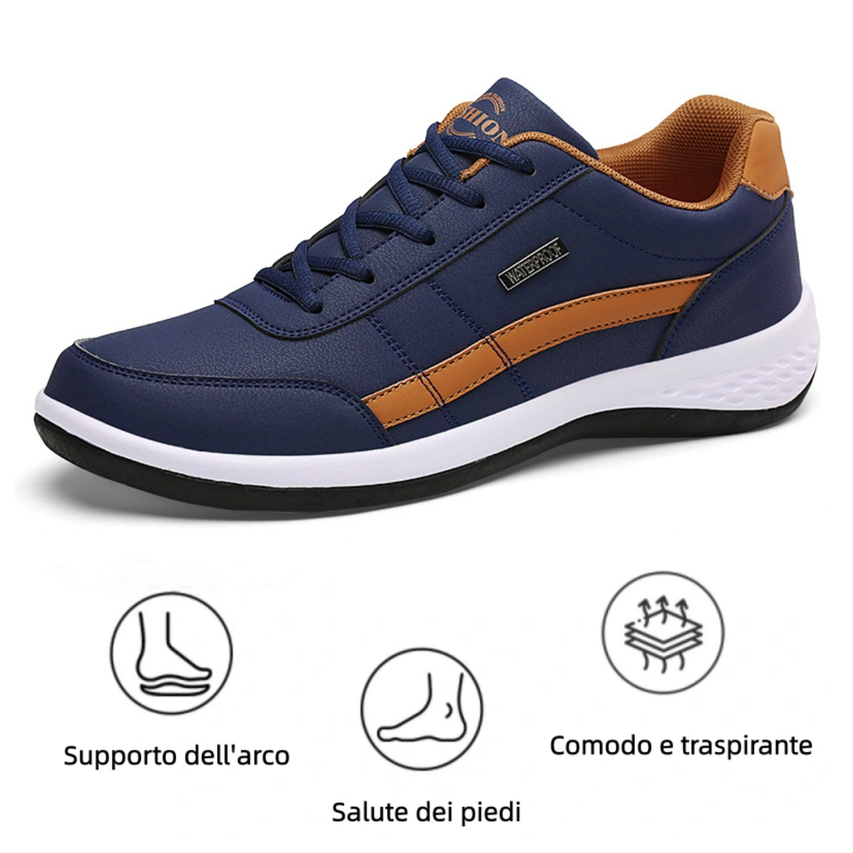 【🎉Scarpe ortopediche di lusso - Morbide e comode】Realizzate in pelle nabuk italiana🐂 (Supportano e alleviano il dolore al piede)✅