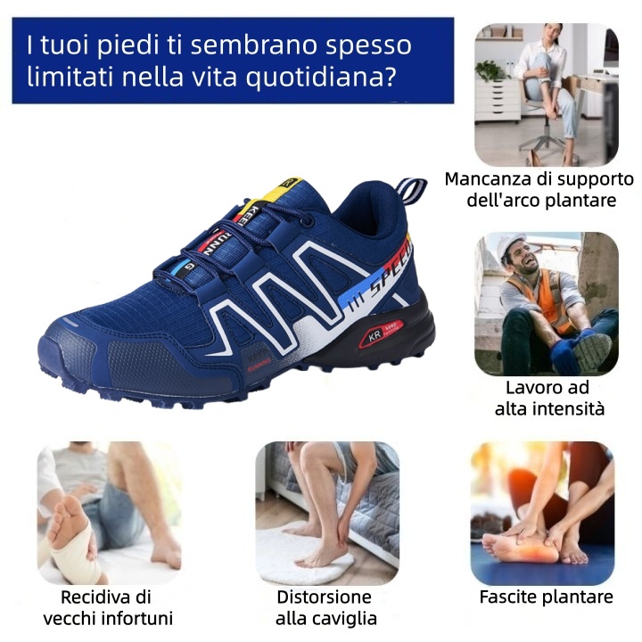 Scarpe ortopediche dal design ergonomico per dolori alla schiena, alle articolazioni e ai piedi - unisex
