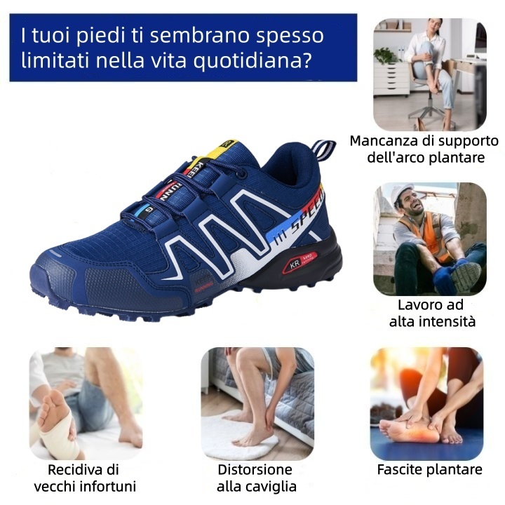 Scarpe ortopediche dal design ergonomico per dolori alla schiena, alle articolazioni e ai piedi - unisex