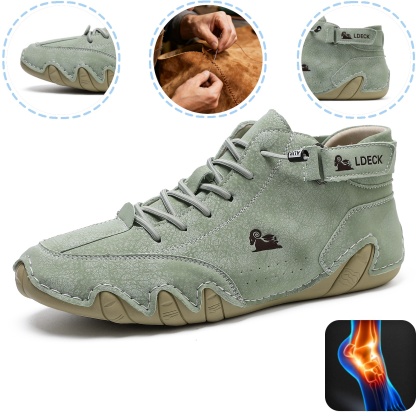 linokyr® - Scarpe ortopediche ergonomiche in pelle, impermeabili, alleviano il dolore ai piedi - unisex