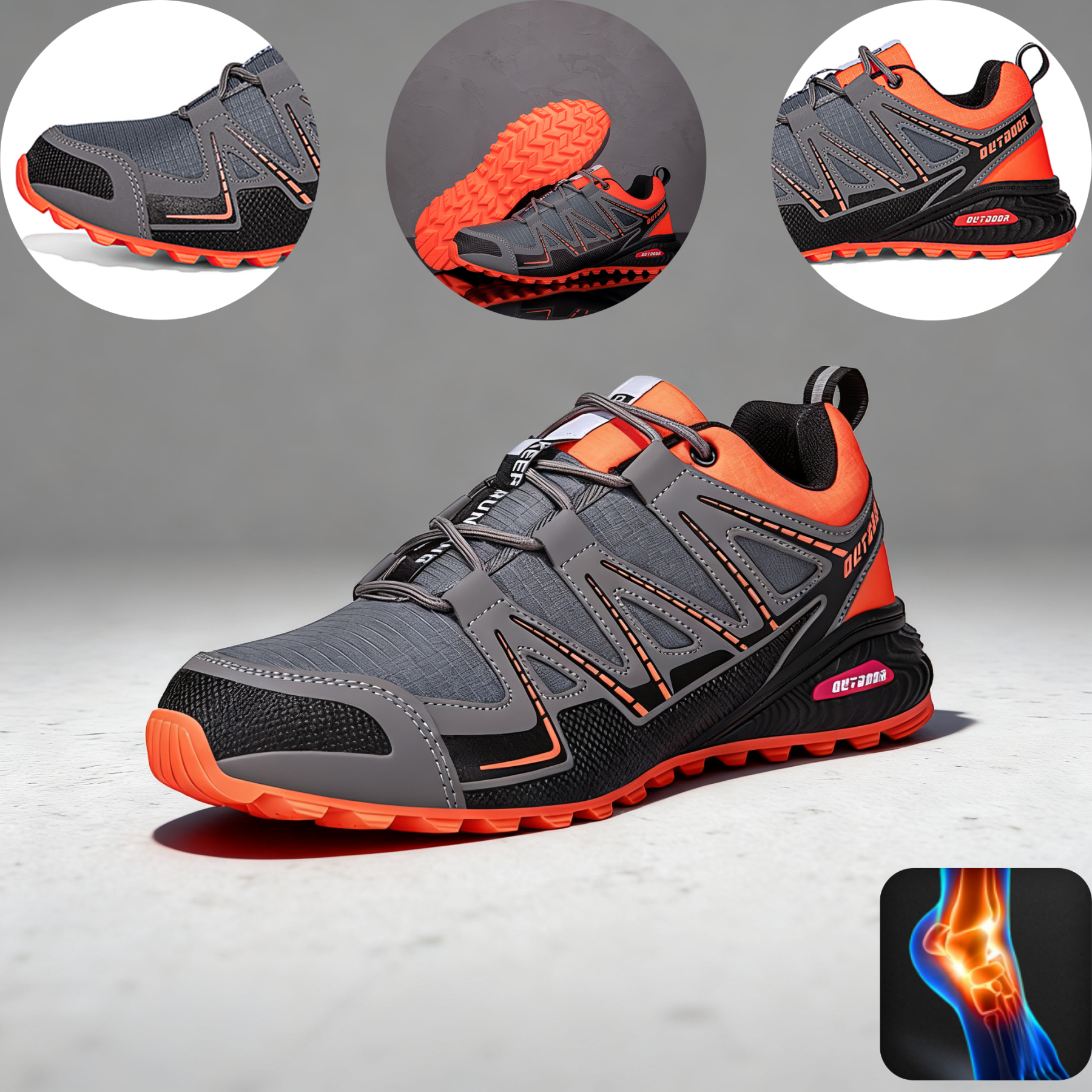 Scarpe ortopediche dal design ergonomico per dolori alla schiena, alle