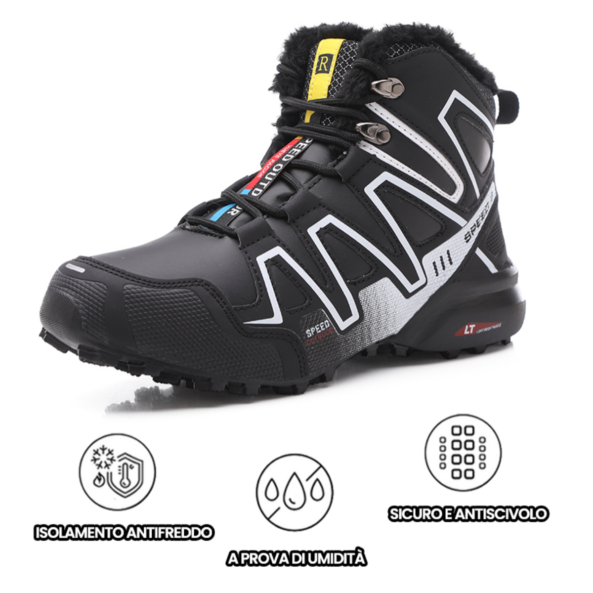 Linokyr® - Scarpa ortopedica invernale ergonomica per dolori a piedi, ginocchia e schiena - Unisex