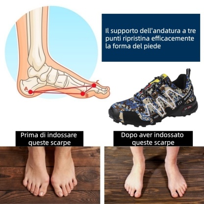 Scarpe ortopediche dal design ergonomico per dolori alla schiena, alle articolazioni e ai piedi - unisex