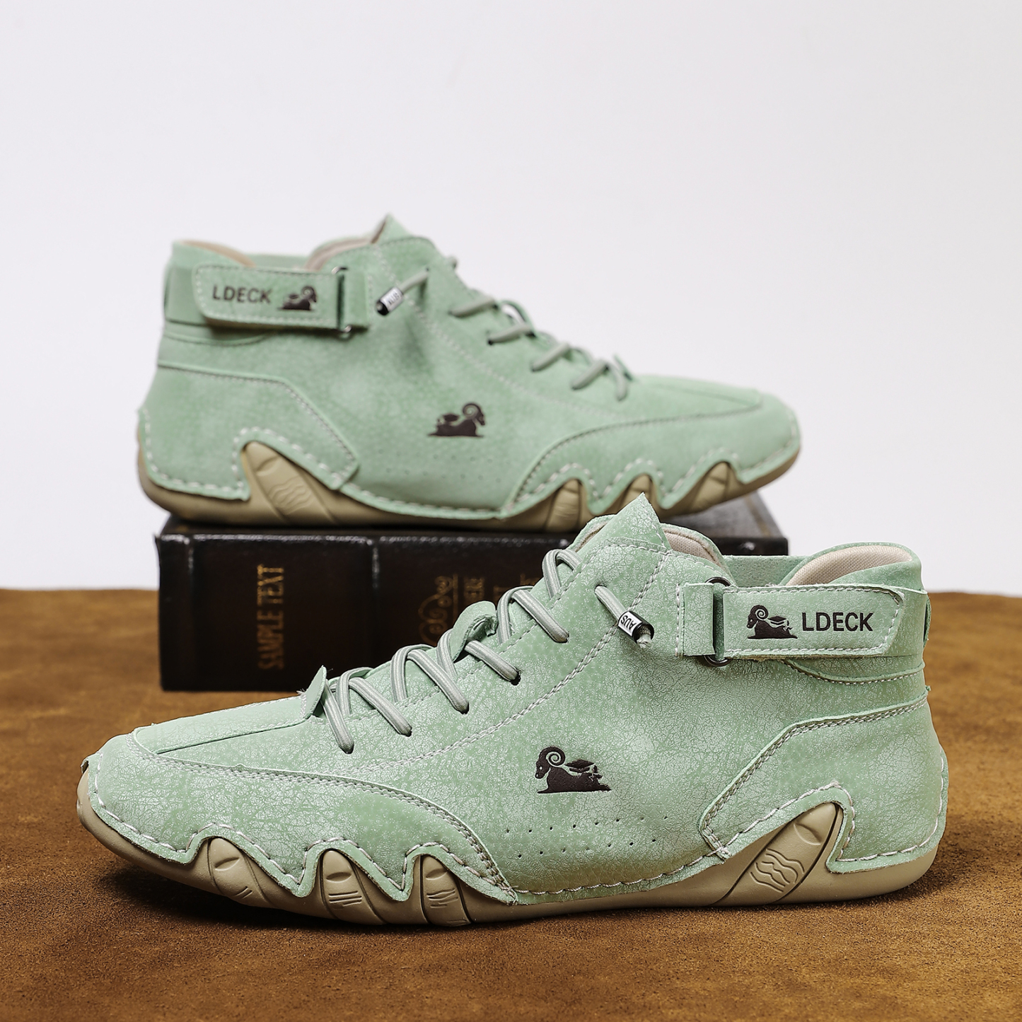 linokyr® - Scarpe ortopediche ergonomiche in pelle, impermeabili, alleviano il dolore ai piedi - unisex