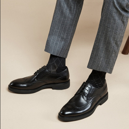 (⏰Ograničeno vrijeme - Ne propustite današnji popust od 50% - Ponuda)🔥2025 Nove modne muške cipele za slobodno vrijeme od prave kože: potpora za luk, udobna i prozračna, olakšava hodanje