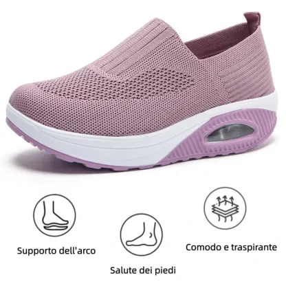 【🎁Offerta a tempo limitato】Scarpe ortopediche da donna - Morbide e comode👞 Alleviano il dolore articolare✅ Tallone ammortizzato per una camminata confortevole✅ Antiscivolo✅