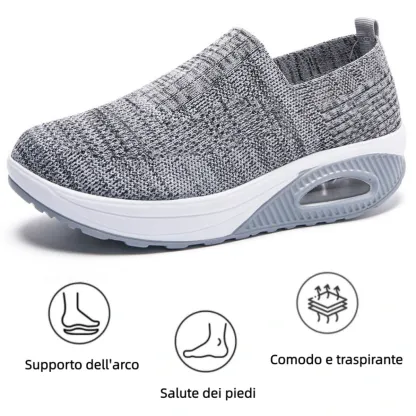 【🎁Offerta a tempo limitato】Scarpe ortopediche da donna - Morbide e comode👞 Alleviano il dolore articolare✅ Tallone ammortizzato per una camminata confortevole✅ Antiscivolo✅
