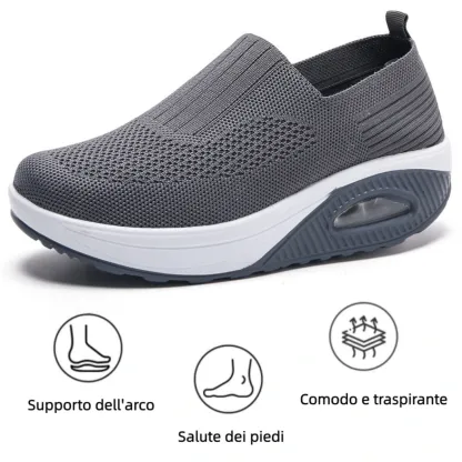 【🎁Offerta a tempo limitato】Scarpe ortopediche da donna - Morbide e comode👞 Alleviano il dolore articolare✅ Tallone ammortizzato per una camminata confortevole✅ Antiscivolo✅