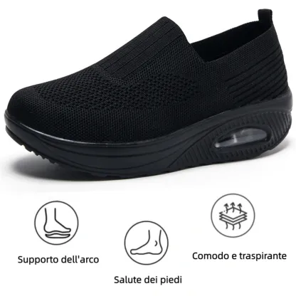 【🎁Offerta a tempo limitato】Scarpe ortopediche da donna - Morbide e comode👞 Alleviano il dolore articolare✅ Tallone ammortizzato per una camminata confortevole✅ Antiscivolo✅