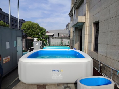 IPOOLGO POOL RECTANGULAR HOT SALE SIZE  ELECTRIC AIR  PUMP AND REPAIR KIT