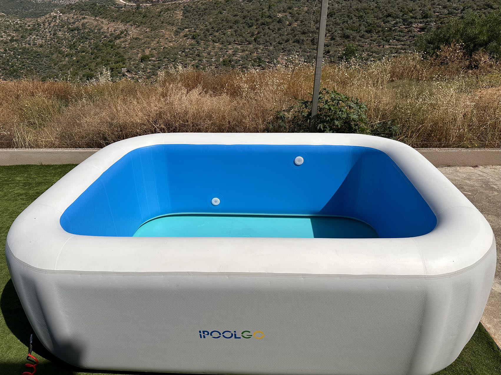 IPOOLGO POOL RECTANGULAR HOT SALE SIZE  ELECTRIC AIR  PUMP AND REPAIR KIT