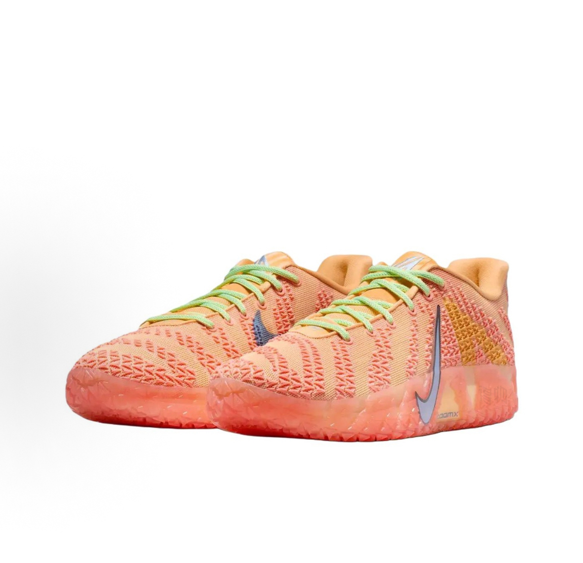 Nike Ja 3 Morant Third Generation EP Classic Comfortable Supportive Basketball Shoes, Unisex, Orange/Red