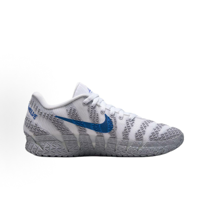 Nike Ja 3 Morant Third Generation Basketball Shoes, comfortable, soft, and lightweight. Unisex design, white and gray colorway.