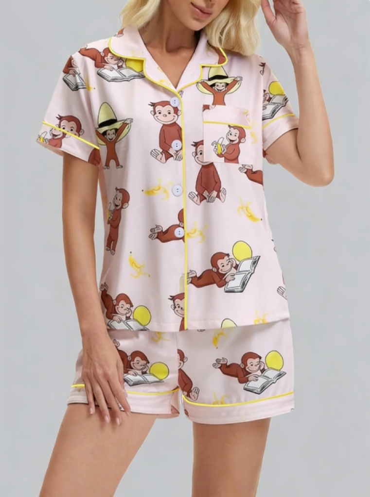 Monkey Pajama Set