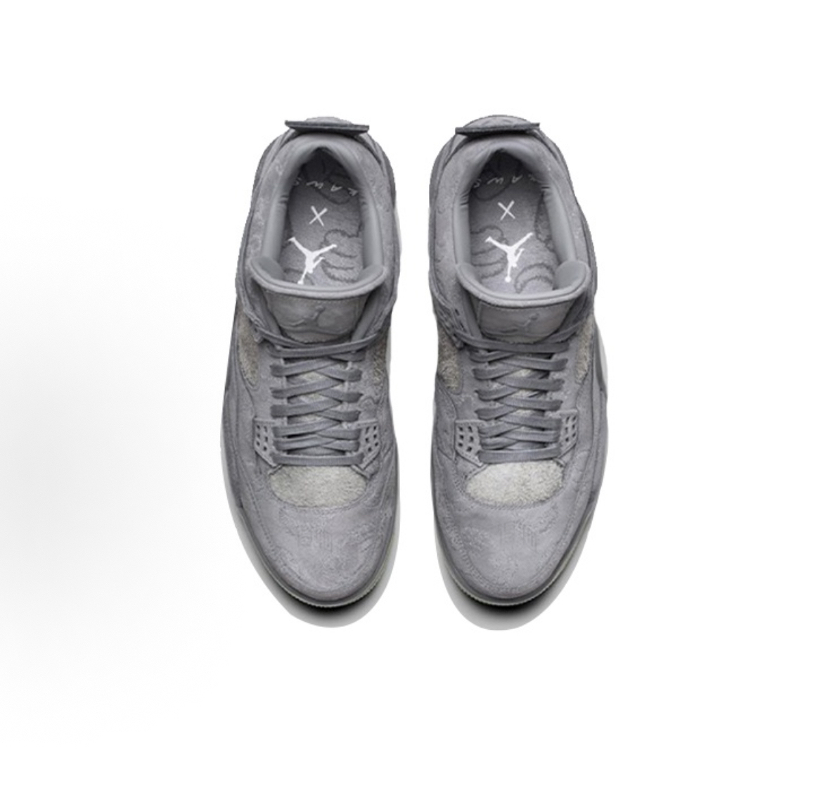 AJ 4 kaws grey