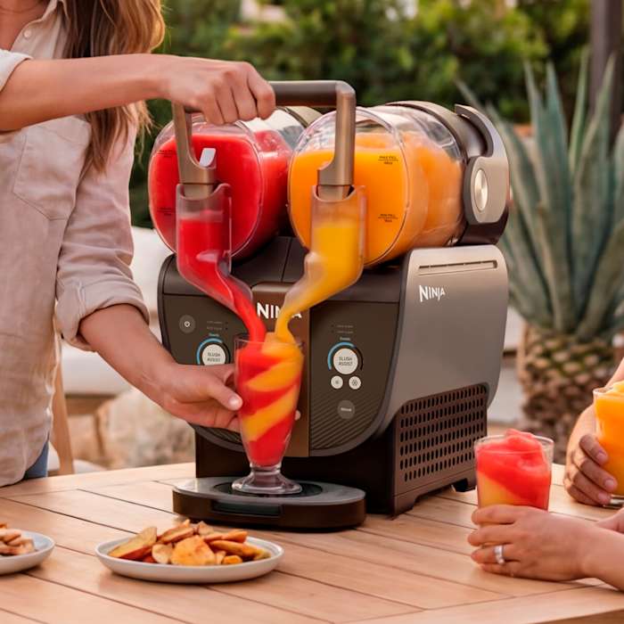 SLUSHi™ Twist 144 oz Slushie Machine in Taupe