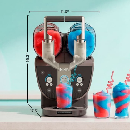 SLUSHi™ Twist 144 oz Slushie Machine in Taupe