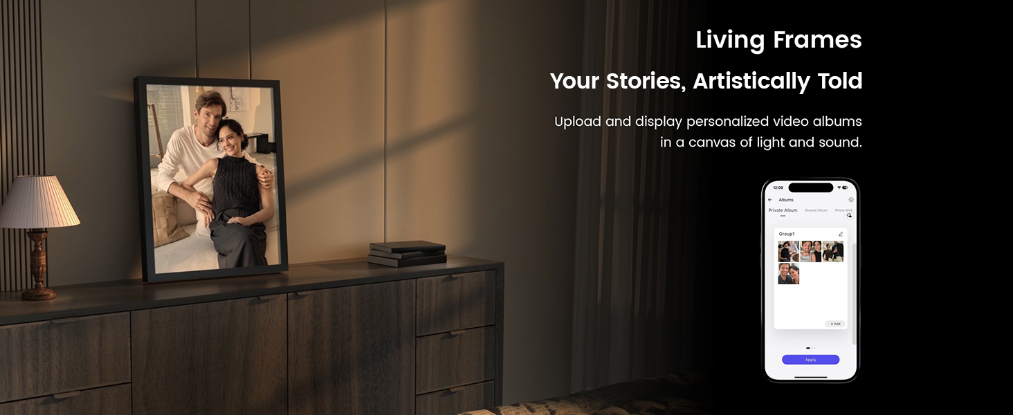 MorningBlues Gallery T2 Music Frame Bluetooth Speaker