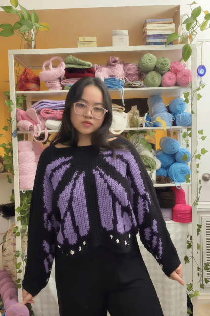 The Monarch butterfly cardigan&sweater