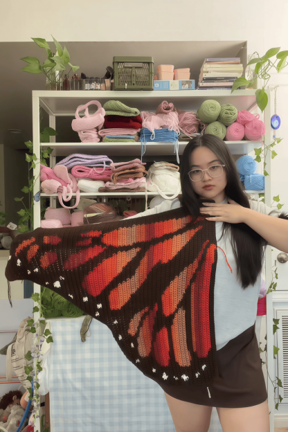 The Monarch butterfly cardigan&sweater