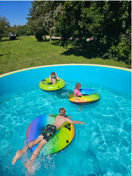 IPOOLGO POOL HOT SALE WITH MANUAL PUMP AND REPAIR KIT FREE SHIPPING