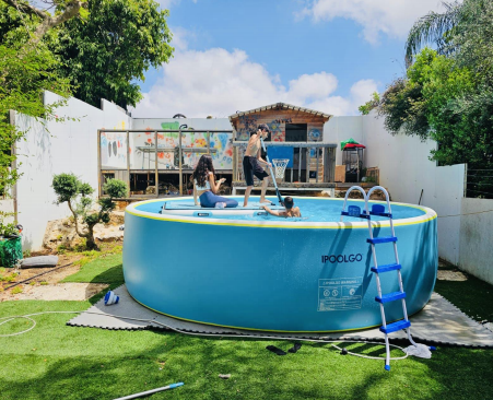 IPOOLGO POOL HOT SALE WITH MANUAL PUMP AND REPAIR KIT FREE SHIPPING