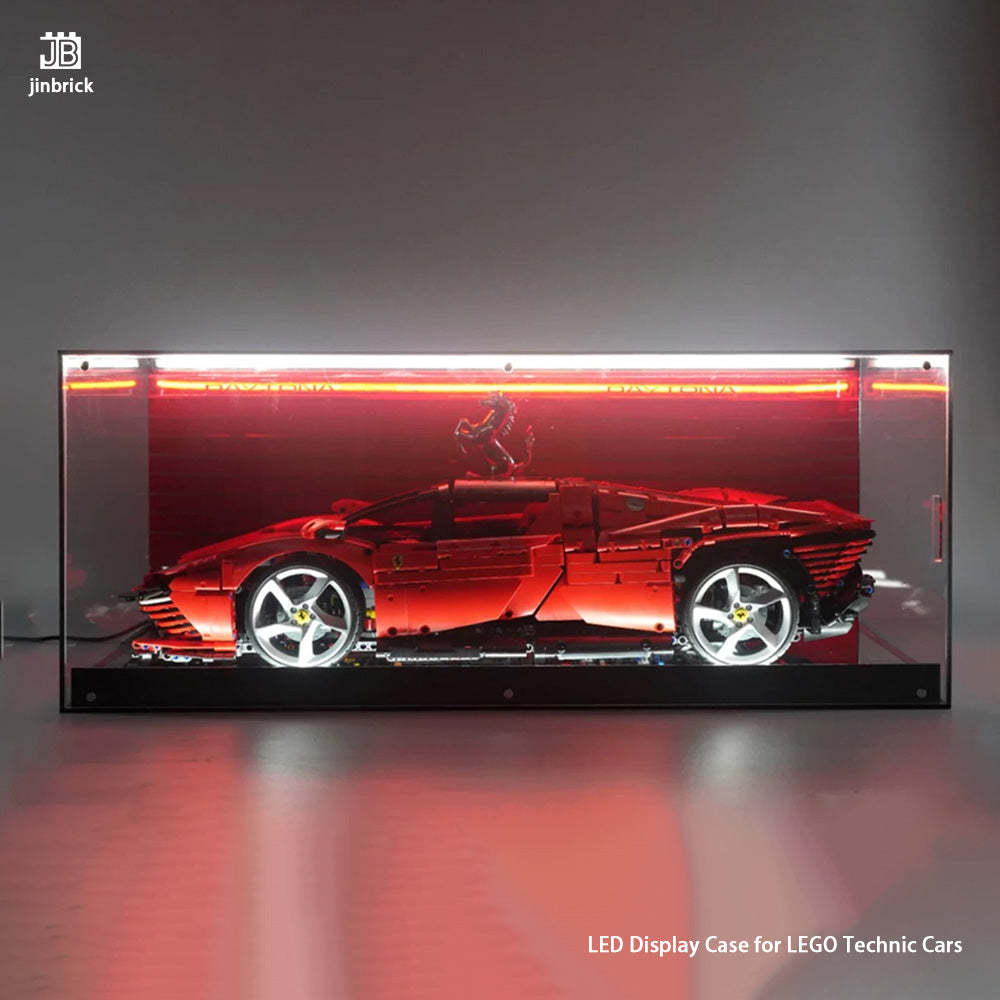 【Premium】LED Display Case for LEGO TECHNIC Cars