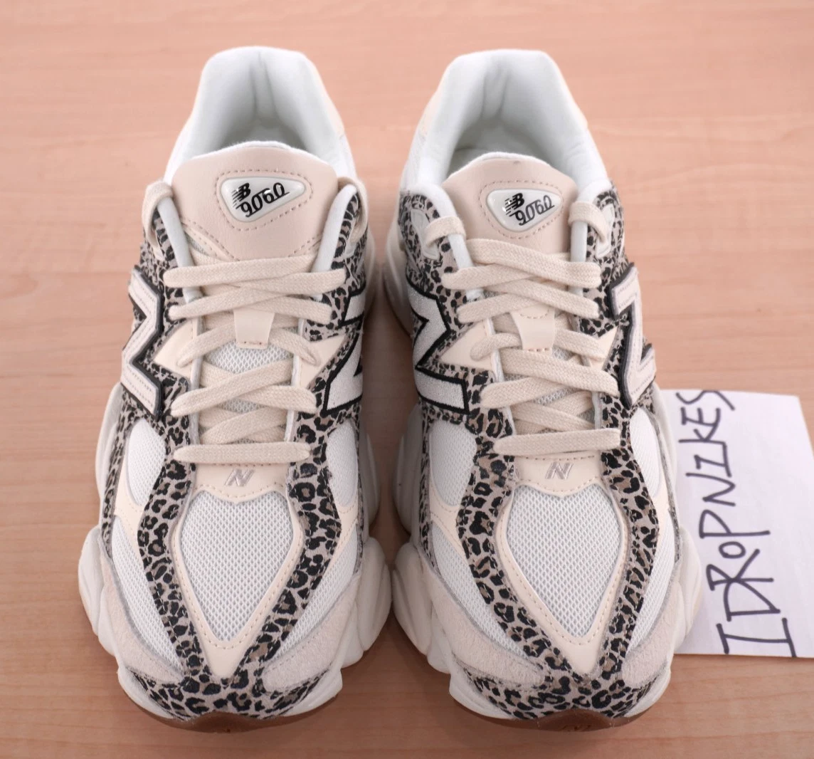 New Balance 9060 x ASOS Exclusive Brown Leopard Unisex Shoes - Replacement box