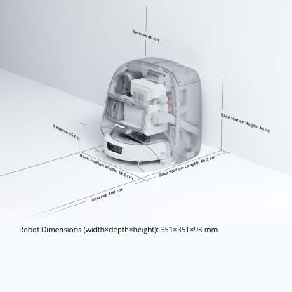 DJI ROMO P Robot Vacuum Cleaner (Water Tank Version)