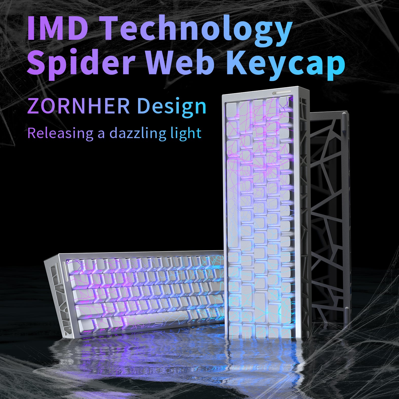 ZH68-HE Hall Effect 65% Mechanical Keyboard  Full RGB，Perfect for competitive gaming，RT0.01MM