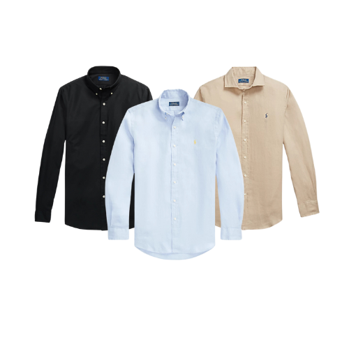 EVERYDAY REFINED — 3 SHIRTS.