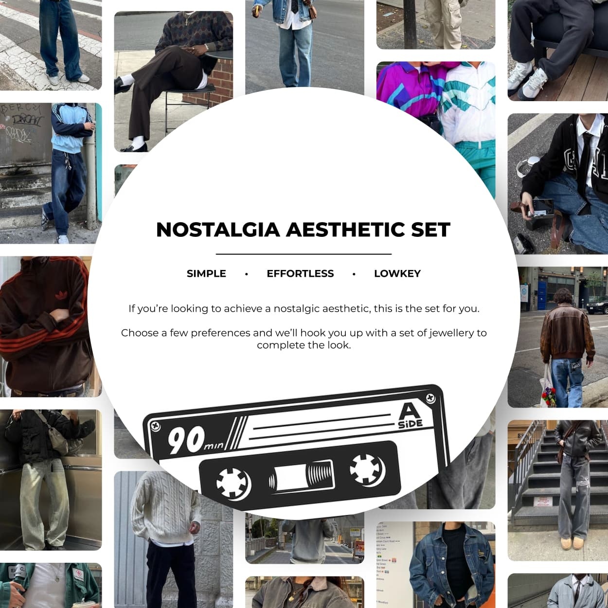 Vintage Aesthetic Jewellery Sets