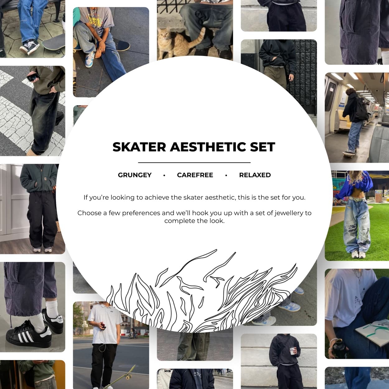 Vintage Aesthetic Jewellery Sets