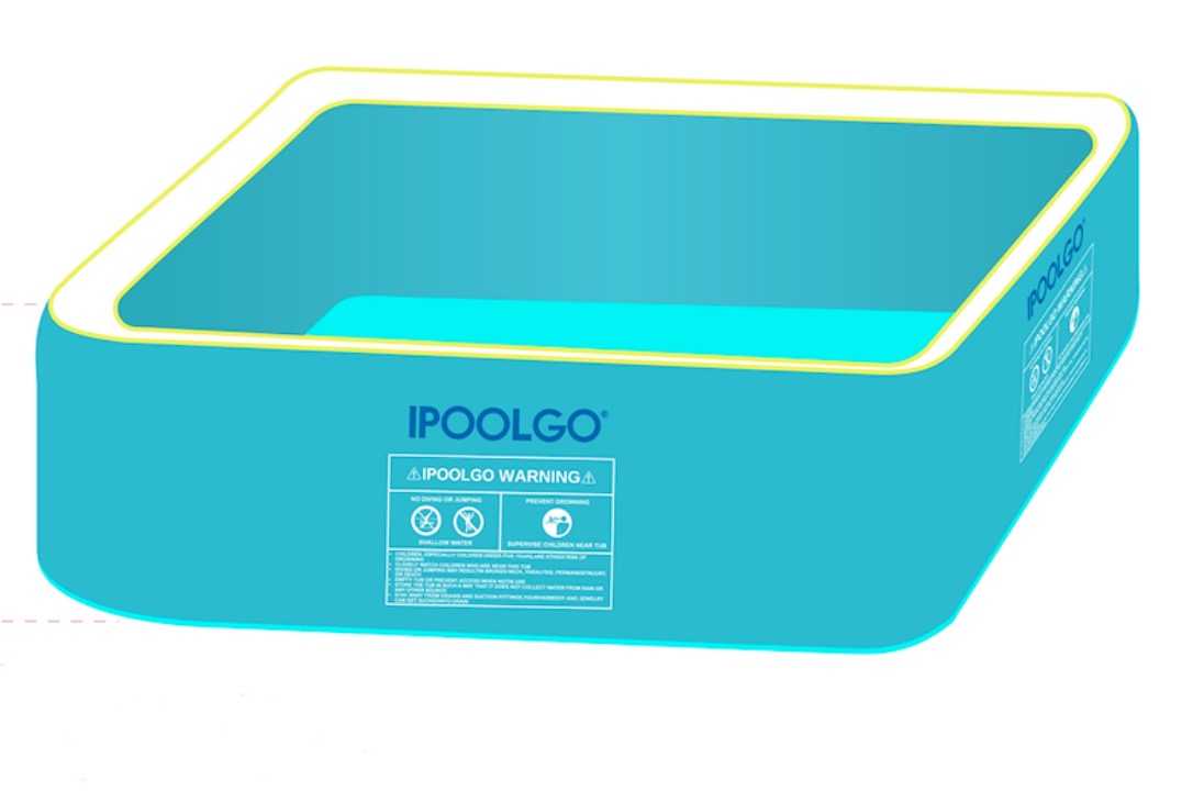 IPOOLGO POOL RECTANGULAR HOT SALE SIZE  ELECTRIC AIR  PUMP AND REPAIR KIT
