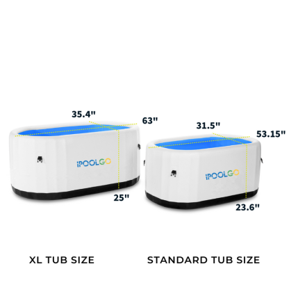 IPOOLGO ICE BATH HOT SALE thickness: 8cm Air pump, Insulation cover, repair kit, backpack