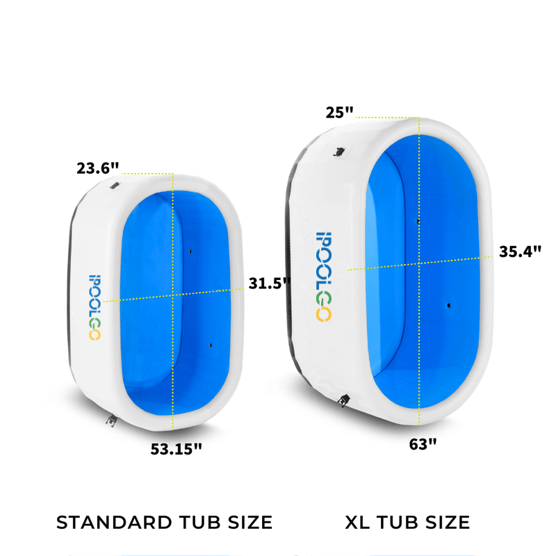 IPOOLGO ICE BATH HOT SALE thickness: 8cm Air pump, Insulation cover, repair kit, backpack