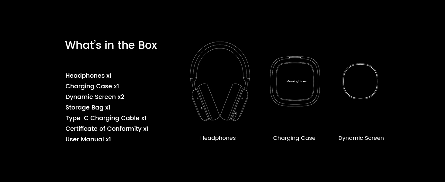 MorningBlues VWS X1 Wireless Over Ear Bluetooth Headphones