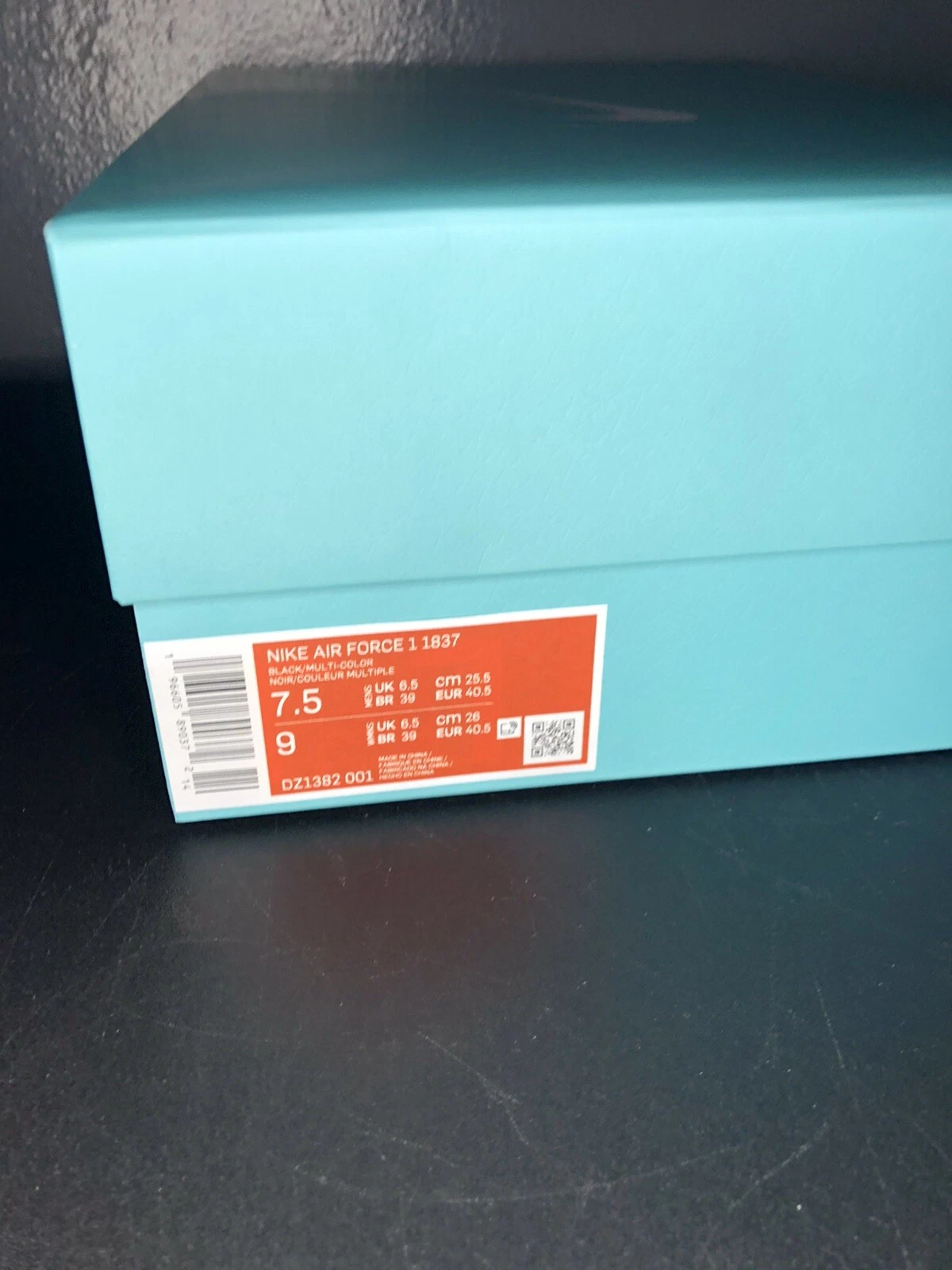 Nike Air Force 1 Low x Tiffany & Co 1837  Men's 7.5 /Women's 9