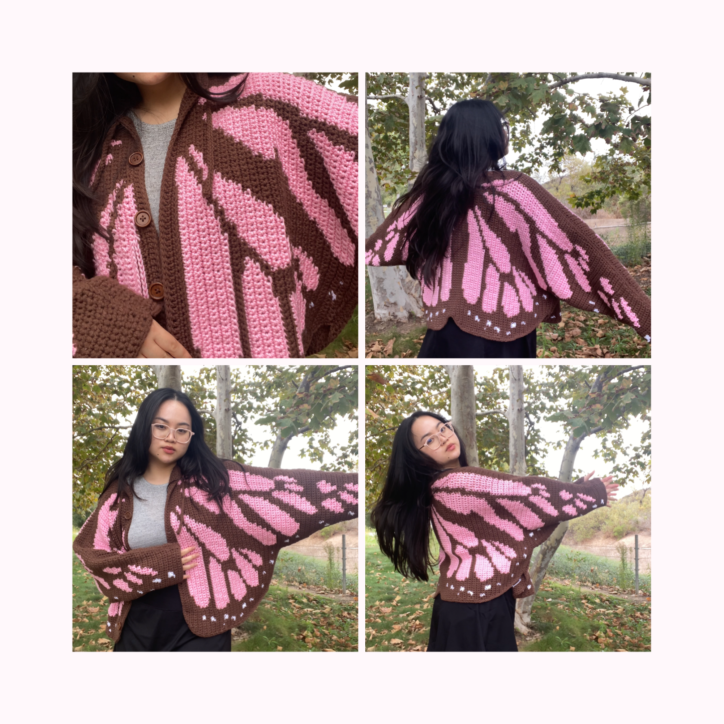 The Monarch butterfly cardigan&sweater