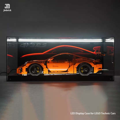 【Premium】LED Display Case for LEGO TECHNIC Cars