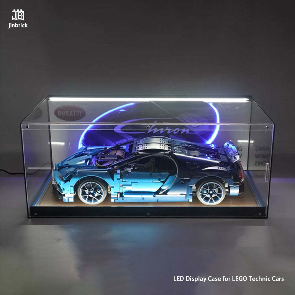 【Premium】LED Display Case for LEGO TECHNIC Cars