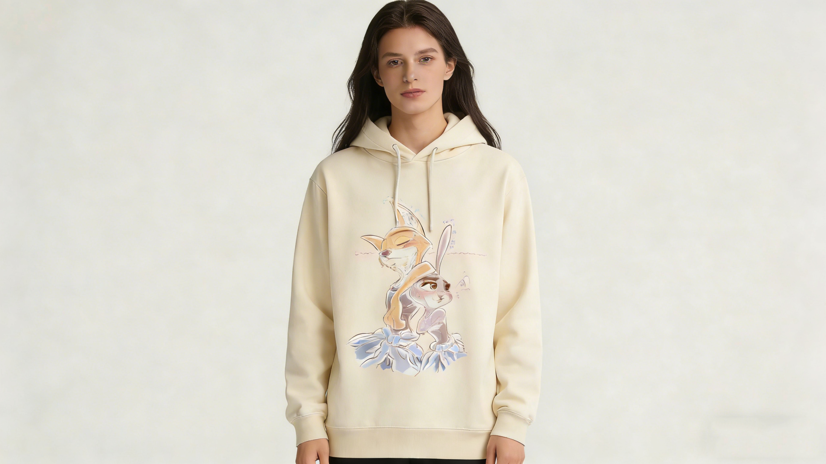 Romantic Nick & Judy Embraced Hoodie - Soft Cotton Blend